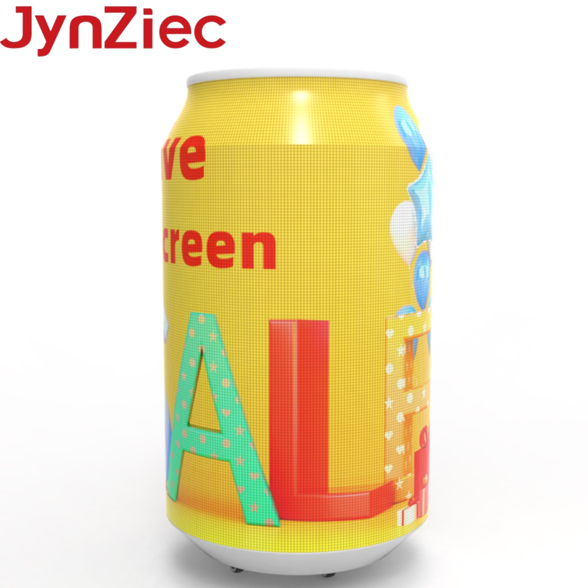 Factory Custom P1.86 Can-Shaped LED Display for Shops, Bars & Events