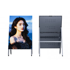 Integrated Mobile LED Water Sign Display with Wheels – Portable Digital Advertising Screen