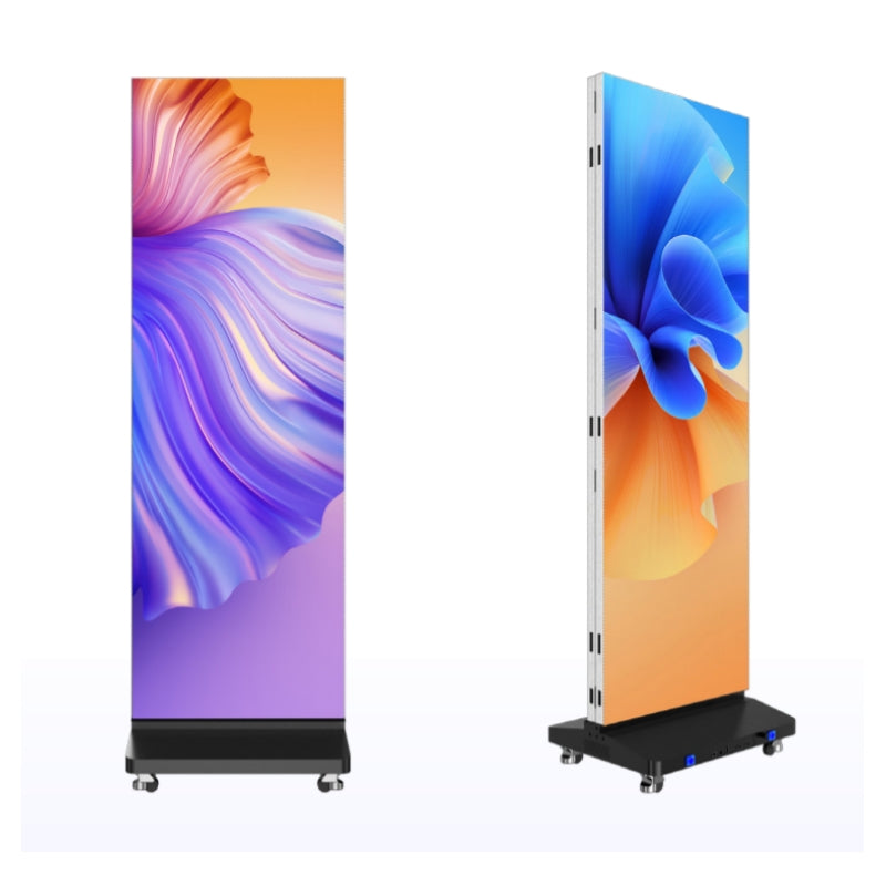 Tri-Fold Double-Sided LED Poster Screen | Innovative Portable LED Display