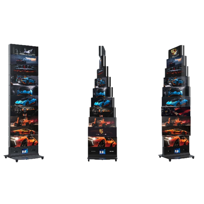 Rotating Mechanical LED Display Screen | Interactive 3D Kinetic LED Video Wall